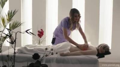 Ella Hollywood - Casey Kisses gives a massage to TS Ella Hollywood - ashemaletube.com