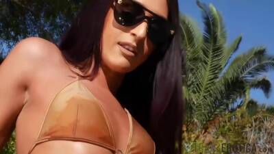 Khloe Kay - Stunning Ts Fucked Raw In The Pool - Khloe Kay - direct.hotmovs.com