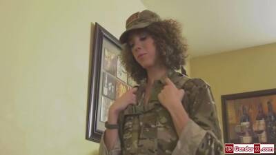 Lily Demure In Uniformed Trans Gets Facefucked And Anal Fucked - direct.hotmovs.com