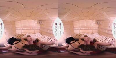 Vinna Reed & Nikki Vidic in A Steamy Valentines Day Shemale VR Porn Video - VRBTrans - txxx.com