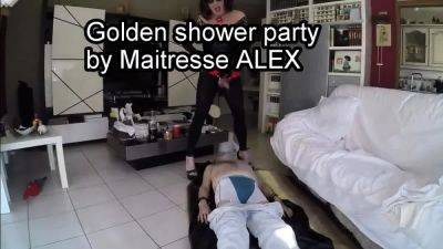 Golden shower with crossdresser - drtuber.com