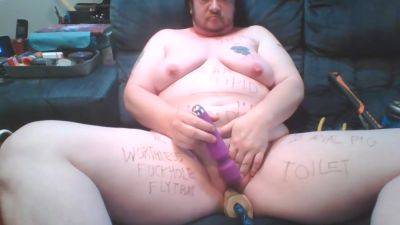 Best Self Humiliation By Ftm Trans Guy - Fly Lands On Pussy Hits Cunt With Mallet Bdsm Dildo Stick - hotmovs.com