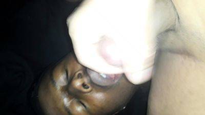 black guy gets facial from latina tranny - drtvid.com