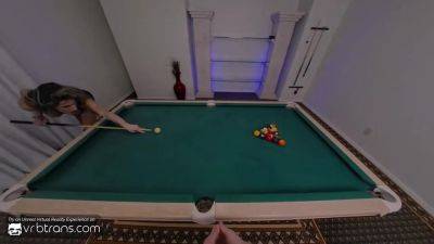 VRB Trans Jade Venus billiard game and huge dick VR Porn - hotmovs.com - Usa